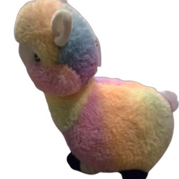 Peek A Boo Toys Llama Alpaca Plush Pastel Rainbow 11” Stuffed Toy - Picture 3 of 6